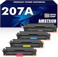 Toner jaune hp n°207a color laserjet pro m255dw, m282, m283 ( 1250p )