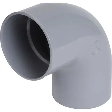 Coude pvc diam 100-87°30'