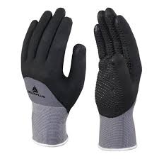Gants tricot a enduction pa/pu gris 9 (ve702gr09)