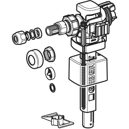 Robinet flotteur double entree 3/8