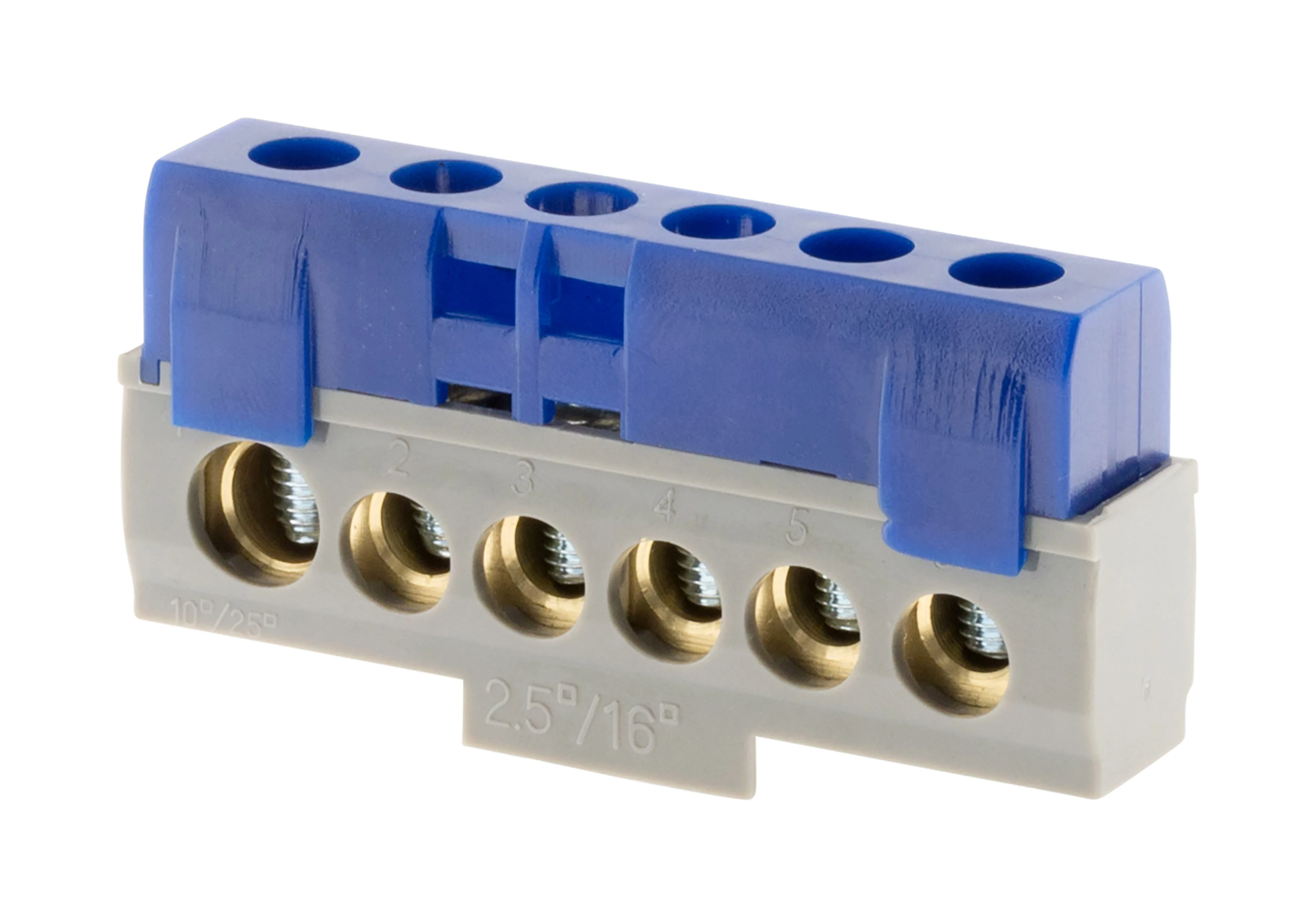 Bornier neutre bleu 5P Thomson HBF