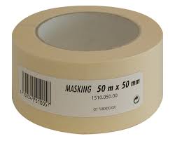 Adhesif masquage lisse 50x50mm