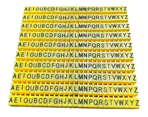 Bagues-repères plior m-65 pp mde lettre d