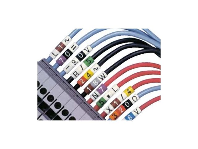 Bagues-repères PLIOR M-65 PP MDE Lettre G