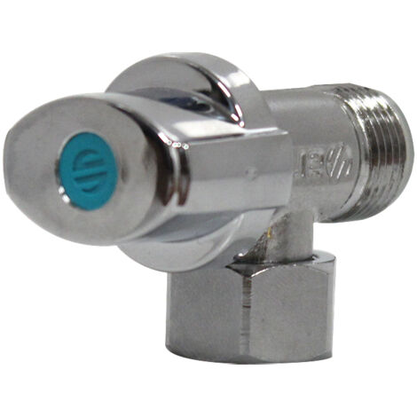 Robinet equerre pioner poli 3/8 ref621301