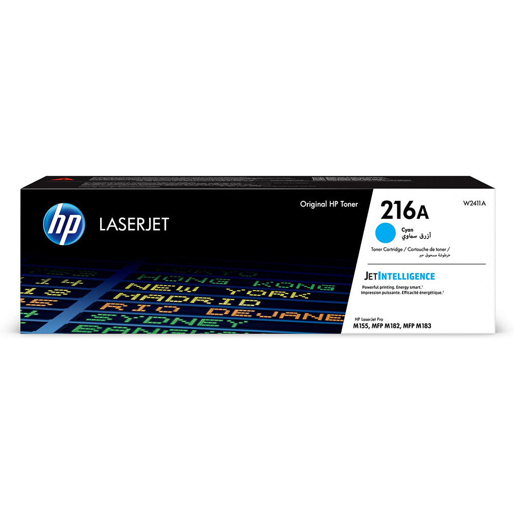 Toner cyan n°216a color laser jet pro m182n, m183w ( 850 pages )