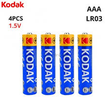 4 Piles alkaline 1.5 volt type aaa lr03