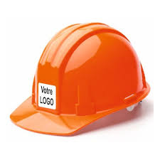Fourniture casque de sécurité + impression autocollant logo eit uv dtf
