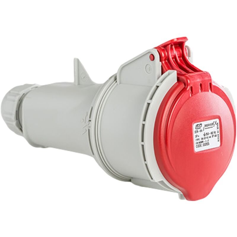 Fiche femelle ip44 400v 32a 3p+t+n